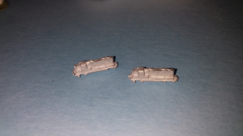 Diesel shunter type loco x 2 unpainted 1940s-present Diesel shunter type loco x 2 unpainted 1940s-present
