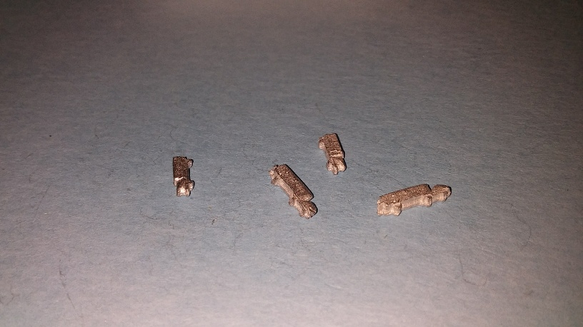 Articulated truck x 2 and delivery truck x 2 1940s-present