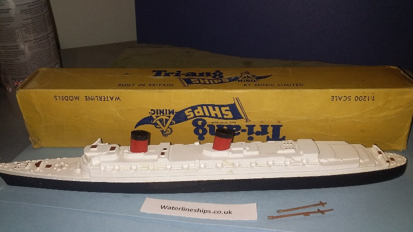 RMS Queen Elizabeth 1939 Cunard ocean liner restored boxed