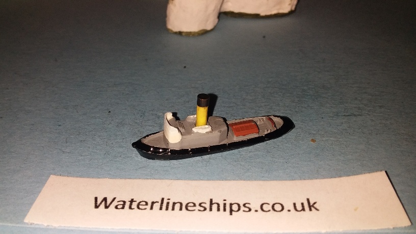 M731 Tug grey upperworks yellow funnel Tri-ang Minic vsc *