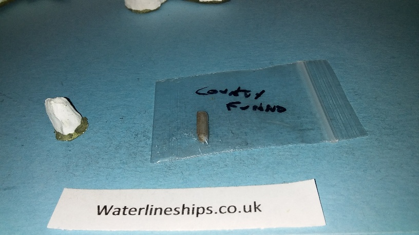 Funnel for County class RN cruiser -unpainted as new