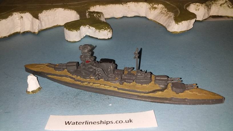 HMS Barham RN Battleship 1930s 1/1200 Tremo