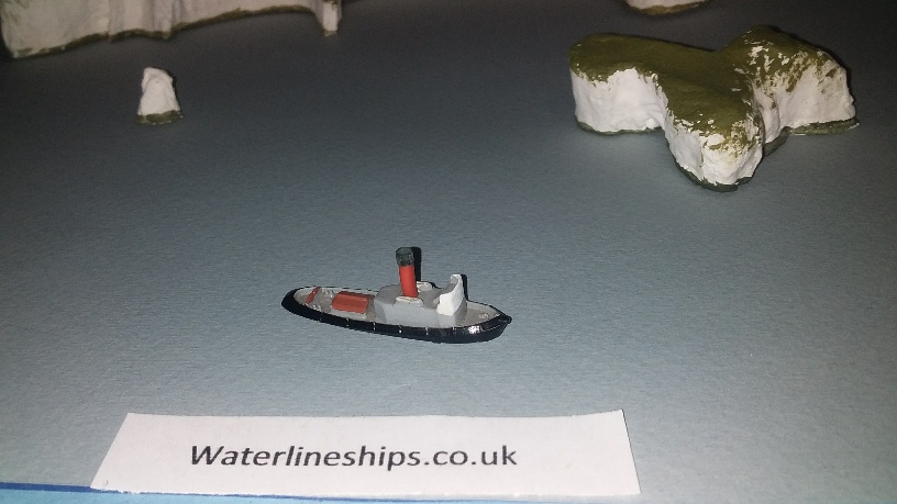 M731 Tug grey upperworks red funnel Tri-ang Minic mint