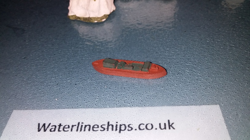 Steel Barge , maroon , gr. mixed load 30mm long 1900s-present