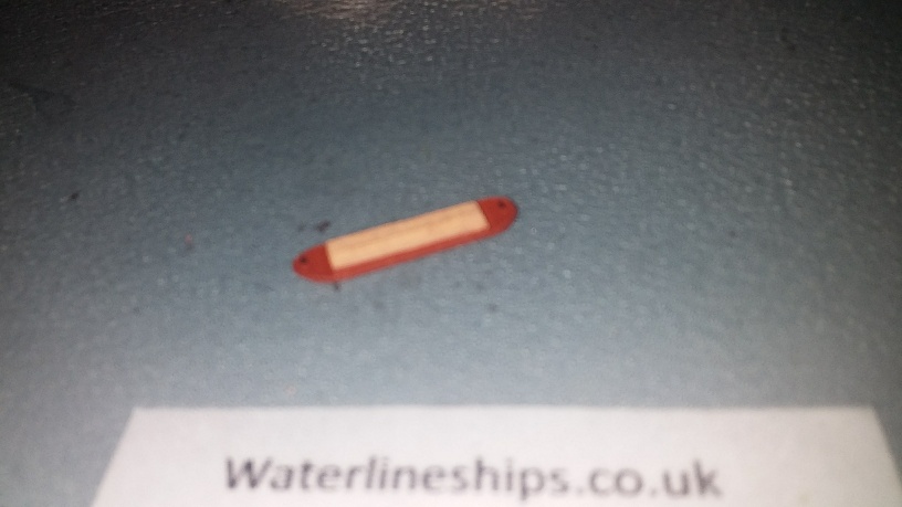 Steel Barge Maroon/cream cover 26mm long 1940s-present