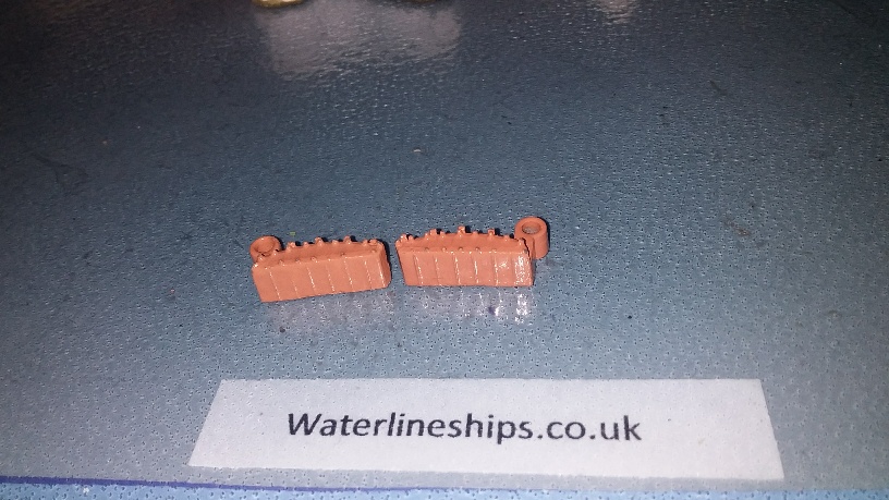 Lock gates pair fsc Triang Minic original series 1:1200 Lock gates pair fsc Triang Minic original series 1:1200