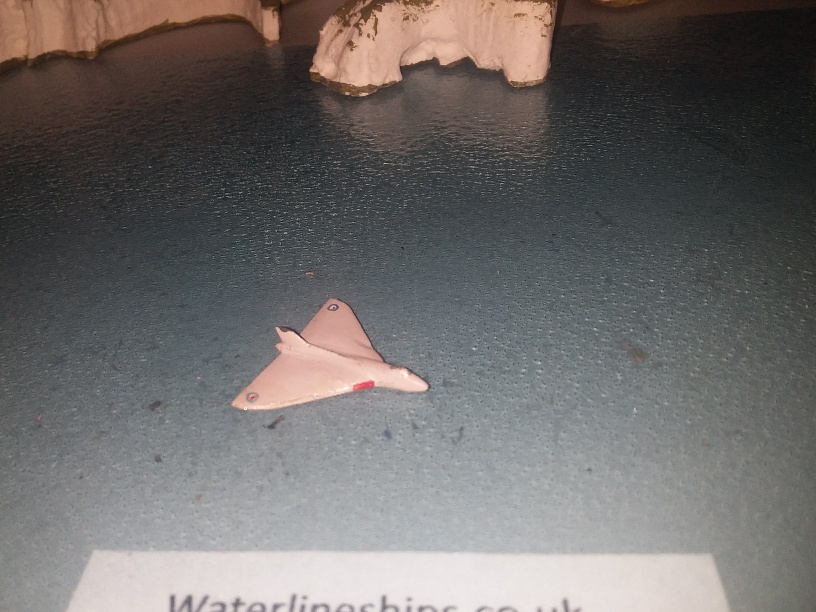 Avro Vulcan 1950s RAF Jet bomber aircraft painted