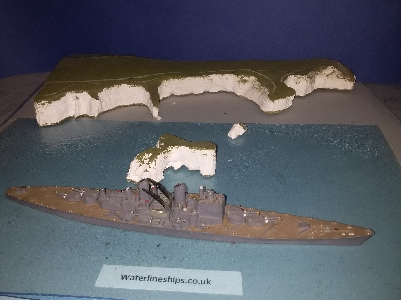 HMS Vanguard RN Battleship 1946 rep