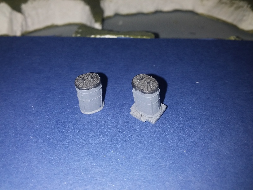 Funnels x 2 from HMS Hood
