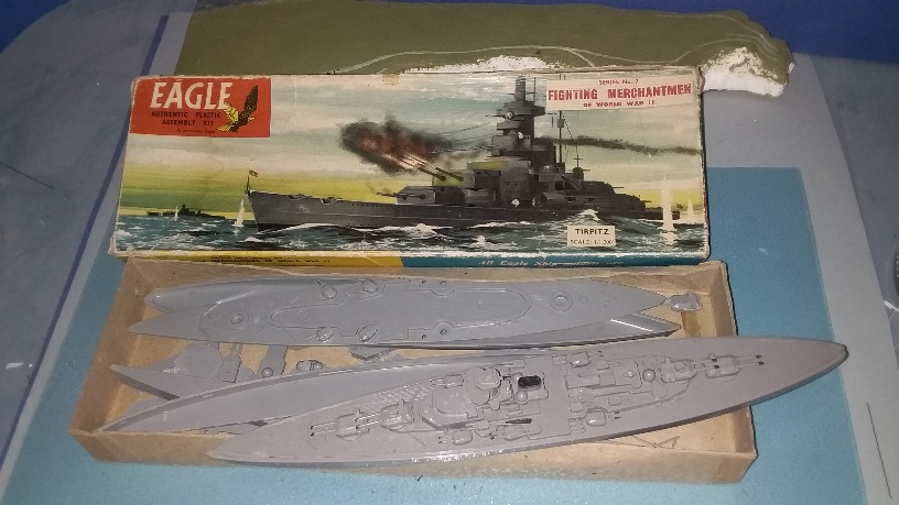 Tirpitz Battleship Boxed unmade kit Tirpitz Battleship Boxed unmade kit