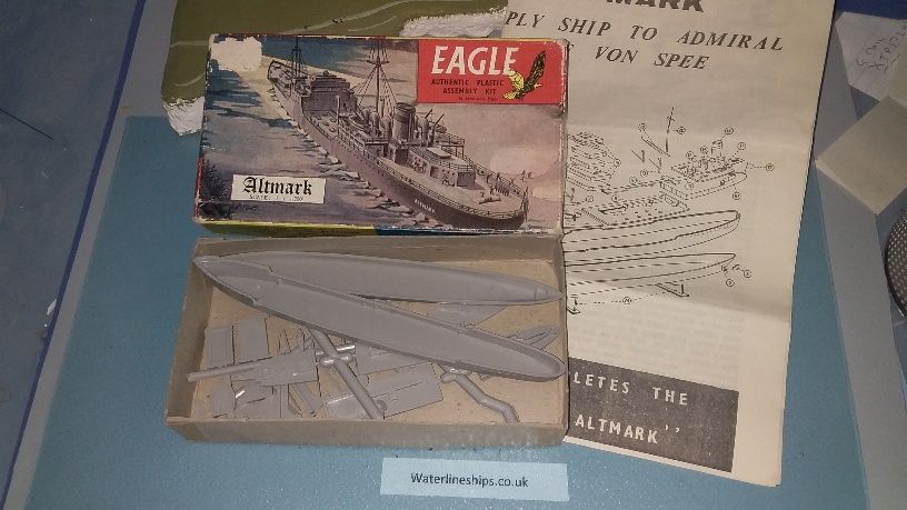 Altmark German navy supply ship 1940 Boxed unmade kit