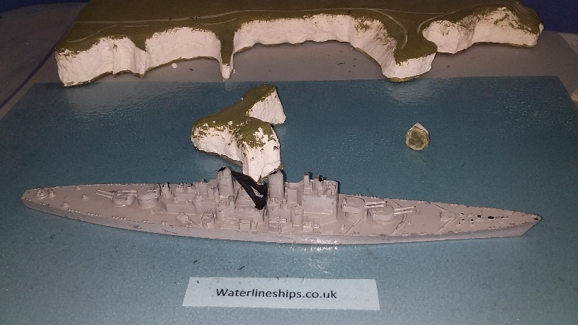HMS Vanguard RN Battleship 1946 gr ch
