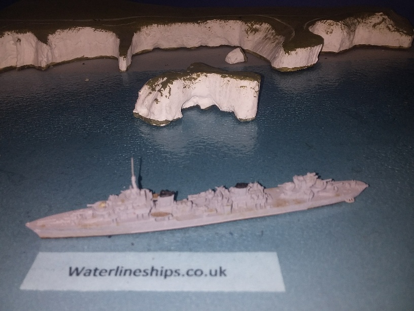 Le Terrible French large destroyer as in 1944