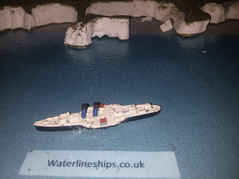 PS Cardiff Queen 1946 UK Paddle steamer black hull
