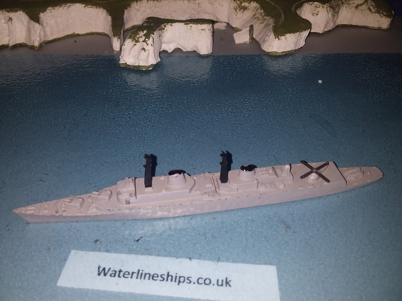 HMS Kent 1960s RN guided missile destroyer fsc