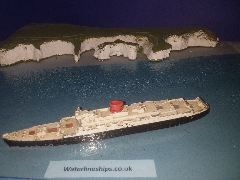 RMS Ivernia M709 1950s Cunard ocean liner ch mfc ()