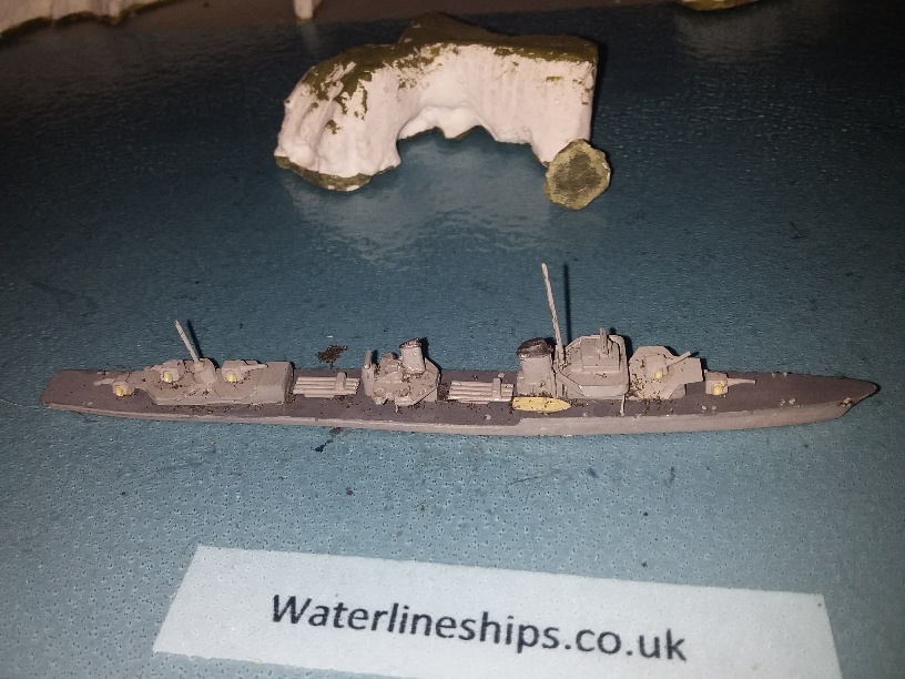 Z-35 (conv) Narvik class Germany destroyer 1942 lg