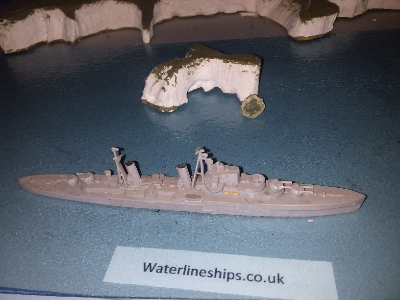 HMS Dido 1940 RN light cruiser 4 turret version