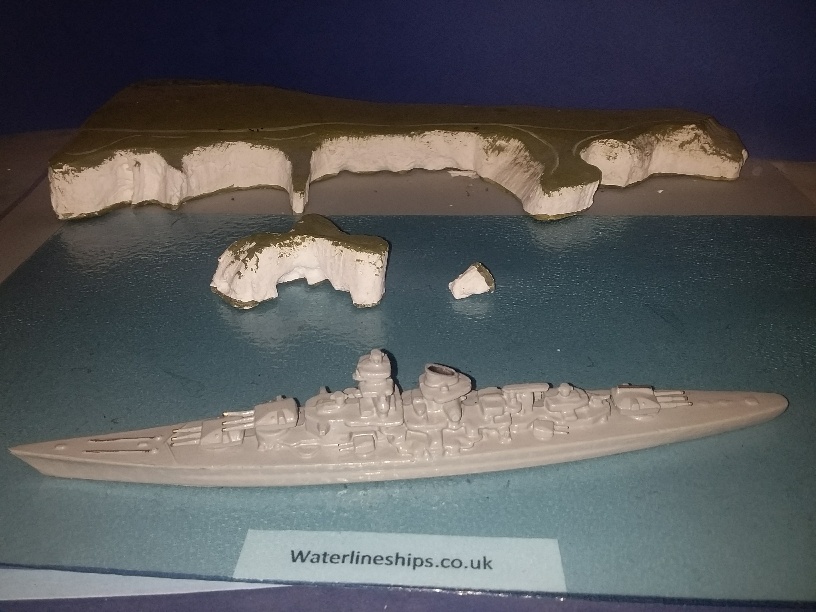 Scharnhorst/Gneisenau Germany Battlecruiser scarce light alloy v
