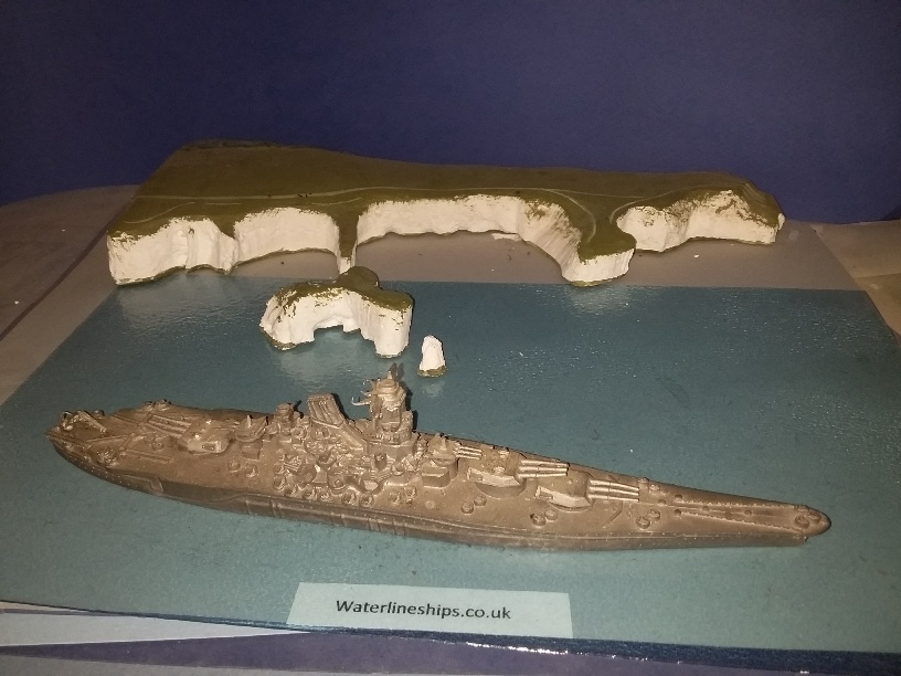 Yamato Battleship 1944 Japan unp.