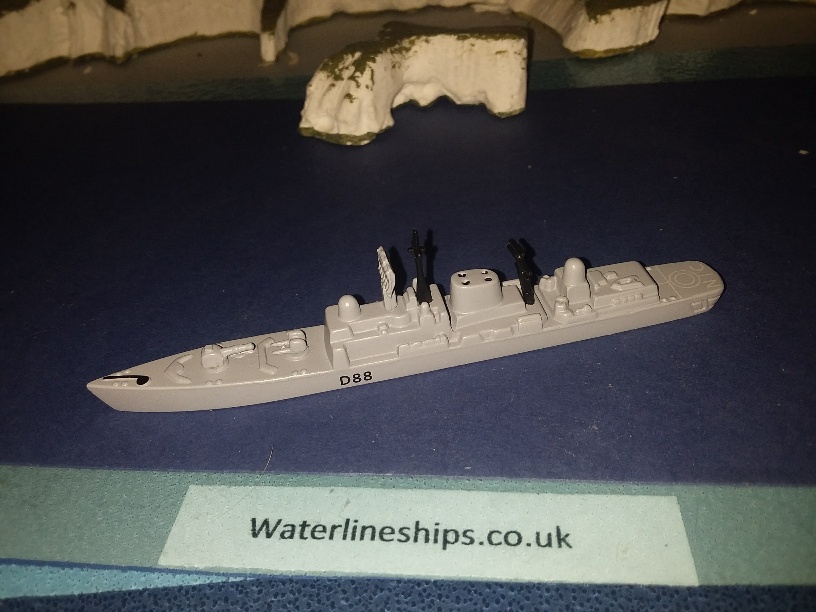 HMS Newcastle D-88 1980s Type 42 B1 destroyer collectors edition