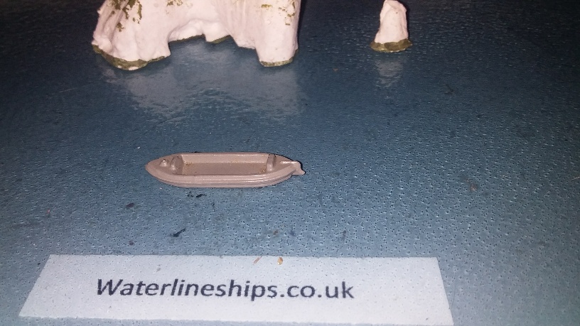 Large River barge 1920s/30s grey