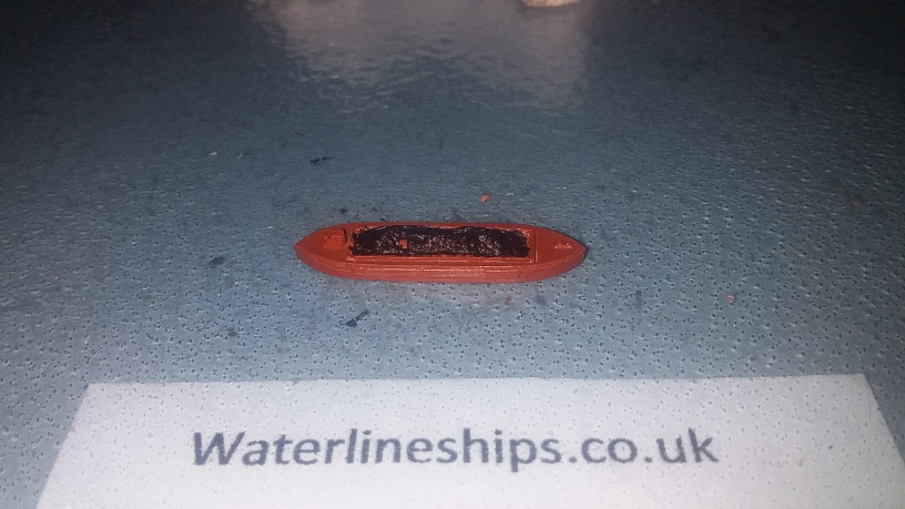 Steel Barge , maroon , mixed load 28mm long 1900s-present a Steel Barge , maroon , mixed load 28mm long 1900s-present a