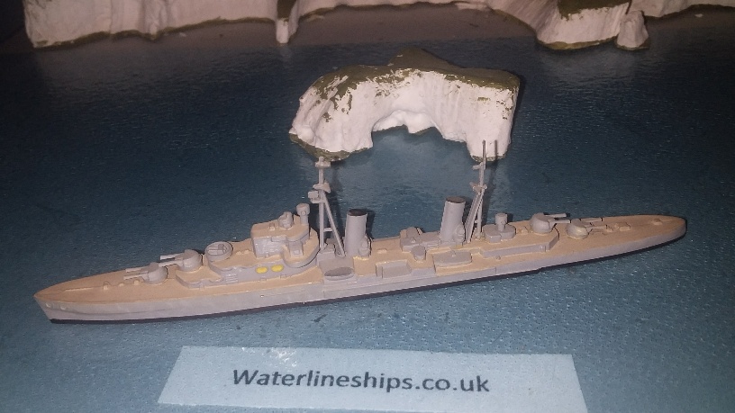 HMS Dido 1940 RN light cruiser 4 turret version ()