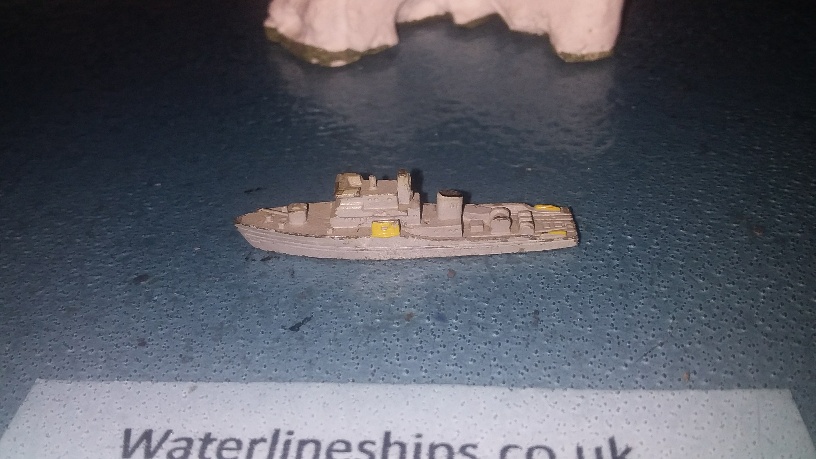 Lindau 1958 German navy minesweeper pw