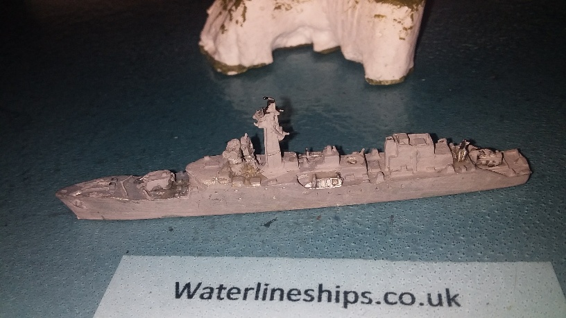 HMS Lincoln type 61 air direction RN frigate 1960