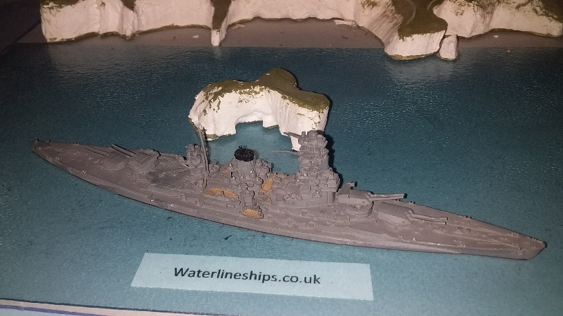 Nagato Battleship Japan as in 1942 Neptun