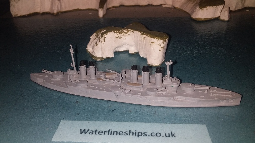 Voltaire 1911 France Battleship Navis 1/1250 mm