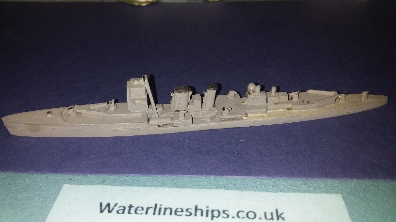 HMS Coventry RN AA Cruiser as in 1940