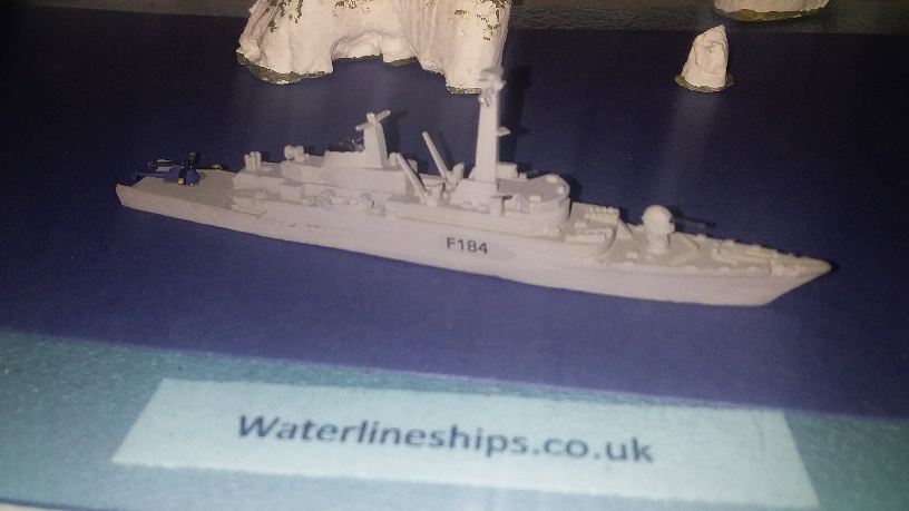 HMS Ardent RN type 21 Frigate as in 1982 (b 1977)