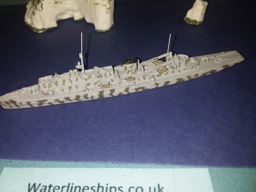 Wilhelm Bauer Germany 1940 Submarine Depot ship camo version