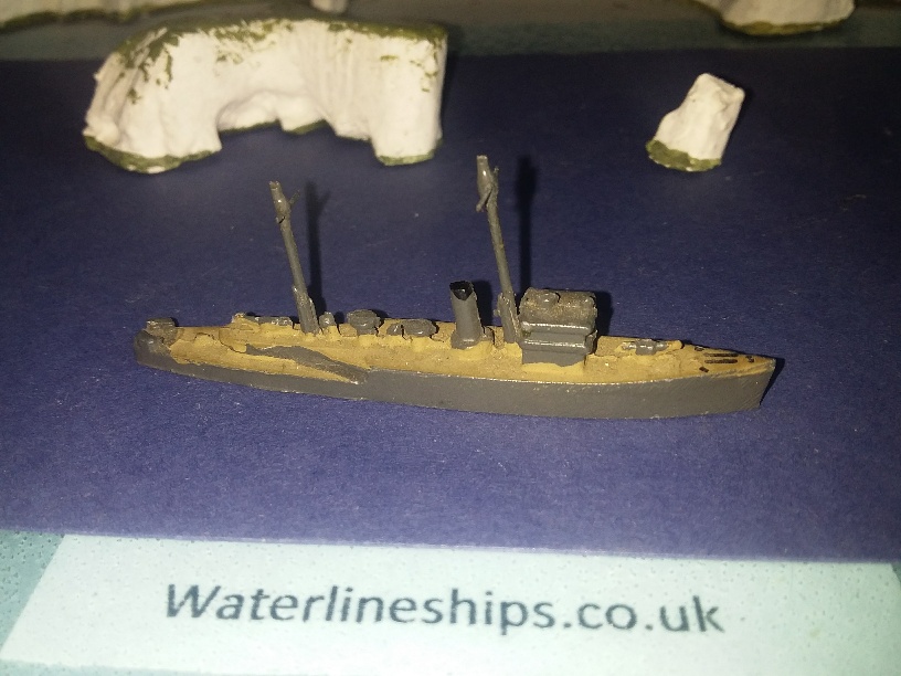 HMS Halcyon RN frigate 1930s 1/1200 Tremo