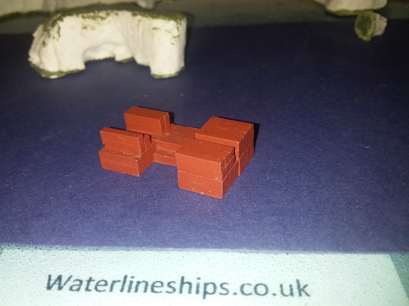 Containers randomly stacked x 64