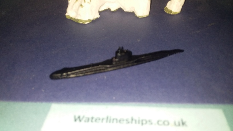 RN T class submarine 1950s as reconstructed b
