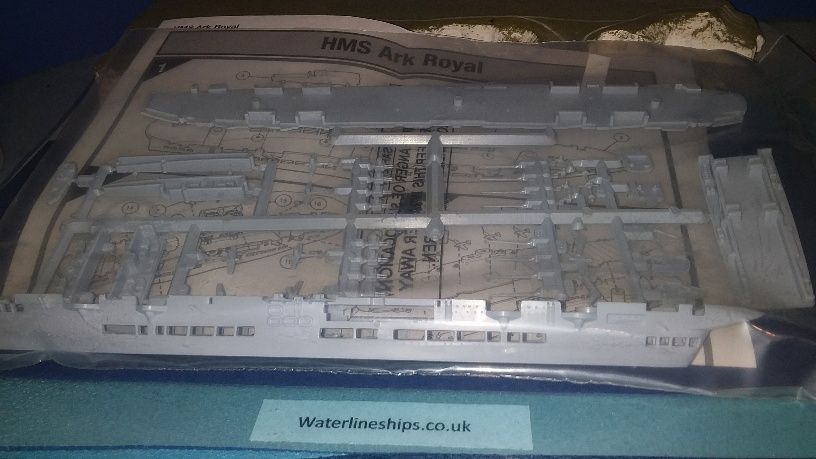 HMS Ark Royal 1941 RN Aircraft carrier unopened